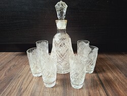 Ajkai Kristaly Pálinkás,Likőrös Készlet