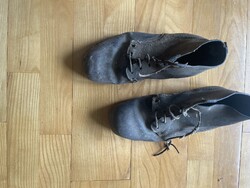 Regi antik munkás vagy katonai cipő 40 es 59 es 60 as évek bakancs