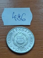 MAGYAR NÉPKÖZTÁRSASÁG 1 FORINT 1987  ALU.  486
