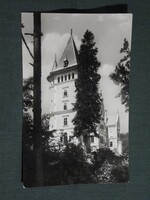 Képeslap,Parádsasvár,Parád,Kastélyszálló,SZOT gyermeküdülő látkép,részlet,1963-