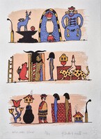 Ef Zámbó István - Nyílt levél 42 x 30 cm computer print, merített papír