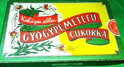 RÉGI BÉKÉSI MÉZES GYÓGY PEMETEFŰ CUKORKA DOBOZA SZÉP ÁLLAPOTBAN a képek szerint