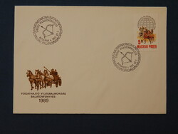 FDC - 1989. Fogathajtó Világbajnokság Balatonfenyves