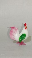 Muránói mini üveg figura tyúk üveg állat