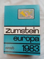 Zumstein Europa West 1983 Bélyeg Katalógus