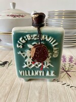 Zsolnay porcelán kulacs villiányi bontatlan-ereszt