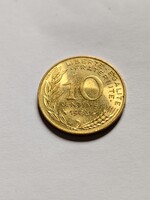 Extra szép 10 Centimes Franciaország 1983