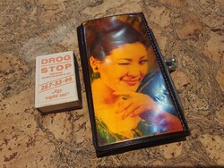 Retro halálmenő kacsintós újszerű buksza tárca szocreál kádár 3 pálcán volt anno trafikárú