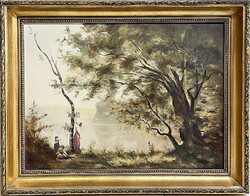 60 x 80 cm-s ,olaj - vászon festmény