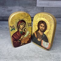 Szent Ferenc Ikonműhely: Kinyitható kisméretű fa ikon házioltár
