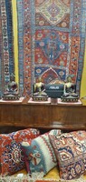3 db antik bronz meditáló Buddha szobor - díszes, kézzel festett szett