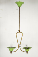 Zöld üveges csillár