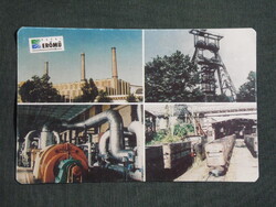 Kártyanaptár,Pécs Hőerőmű,szénbánya, 1994   (9)