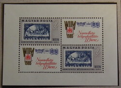 1965. WIPA - kisív  ** - Nemzetközi bélyegkiállítás Wien, Bécs