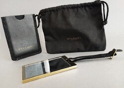 Vintage Bvlgari piperetükör, eredeti tokjában 1990's
