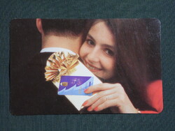 Kártyanaptár,MATÁV telefonkártya,női modell, 1993   (9)