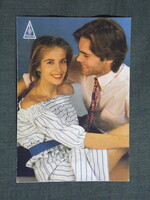 Kártyanaptár,Szlovákia,Perla ruházat,divat üzletek,női modell, 1994   (9)