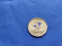 CANADA DOLLAR / KANADA 1 $ DOLLÁR 2022 OSCAR PETERSON ZONGORA! UNC! SZÍNEZETT!