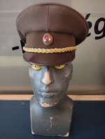 Magyar népköztársasági, honvédségi tányérsapka, retro, vintage, szocializmus Kádár rendszer