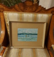 Fürtös György Balaton! Képcsarnokos festmény!