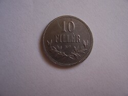 10 Fillér 1918 KB      EREDETI!!,  NEM ARTEX utánveret!​!