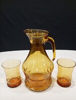 Bormioli jug with two glasses