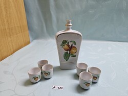 A1123 Alföldi barack mintás italos szett