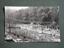 Képeslap,Sikonda,strand,medence látkép részlet, 1973-