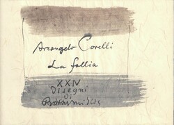Borsos Miklós - Arcangelo Coreli  15,5 x 23 cm tus, diópác, rizspapír