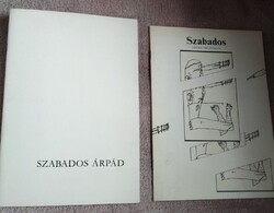 Szabadoos  Árpád ? 2 db kiállítási prospektus ,katalógus.
