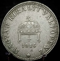 Magyarország 20 fillér, 1916 C06F3