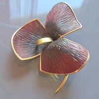 Régi aranyozott   bross  4 cm-es