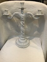 Herendi fehér 3 ágú gyertyatartó nagy méret 42 cm magas!
