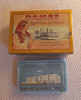 Dames egyiptomi szivarka fémdoboz + Magyar dohány ipar