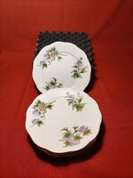 Herend royal garden dessert plate set. New, in its original box.