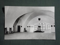Képeslap,Sárospatak,Rákóczi vár,lakótorony,múzeum látkép részlet, 1976-