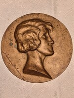 JEHRING ARANKA FALRA AKASZTHATÓ BRONZ PLAKETT