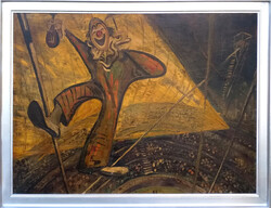 Román György (1908-1981) : Cirkuszban (A bohóc, Párizs)