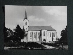 Képeslap,Sárospatak,Róm. kat. templom látkép részlet, 1979-