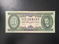 10 forint 1969.  F+!!   SZÉP BANKJEGY!!