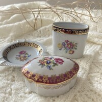 Csodaszép PM Martinroda kelet német feliratos porcelán csomag + bonbonier