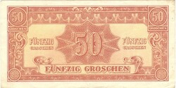50 groschen 1944 Ausztria Militarbehörde katonai 3.