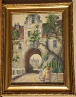 Olvashatatlan jelzés, ’930 : Városrészlet