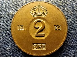 Svédország VI. Gusztáv Adolf (1950-1973) 2 Öre 1965 U