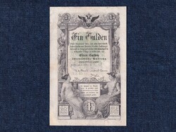 Ausztria 1 Gulden bankjegy 1866 igényesen restaurált