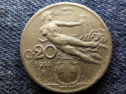 Olaszország III. Viktor Emánuel (1900-1946) 20 Centesimi 1911 R