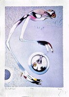 Földi Péter - Fészketlépő 42 x 30 cm computer print, merített papír