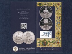 Mátyás király emlékév 2000 és 20000 Forint 2018 prospektus