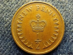 Anglia II. Erzsébet (1952-) 1/2 Új Penny 1979