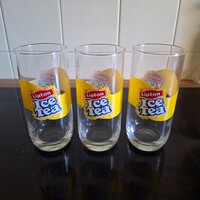 3db lipton  ICE tea üvegpohár
